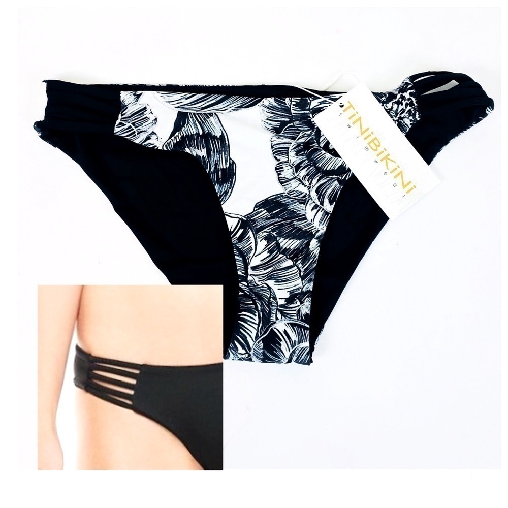 TiniBikini Reversible Swim Bottoms Size S